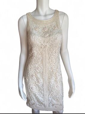 Sue Wong Vintage Ivory‎ Embroidered Lace Wedding Dress Romantic